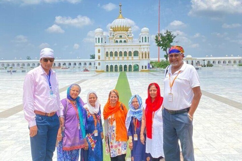 I am with Sikh Yatrees at Gurdwara Kartarpur Sahib (Darbar Sahib/Dera Baba Nanak Pakistan).