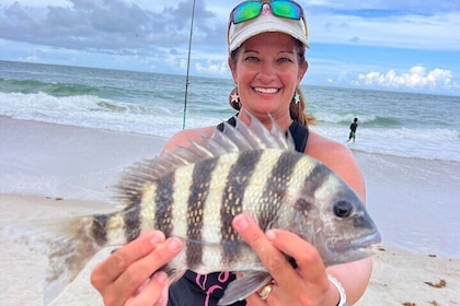 Three-Hour Beach Fishing Charter in Northeast Florida