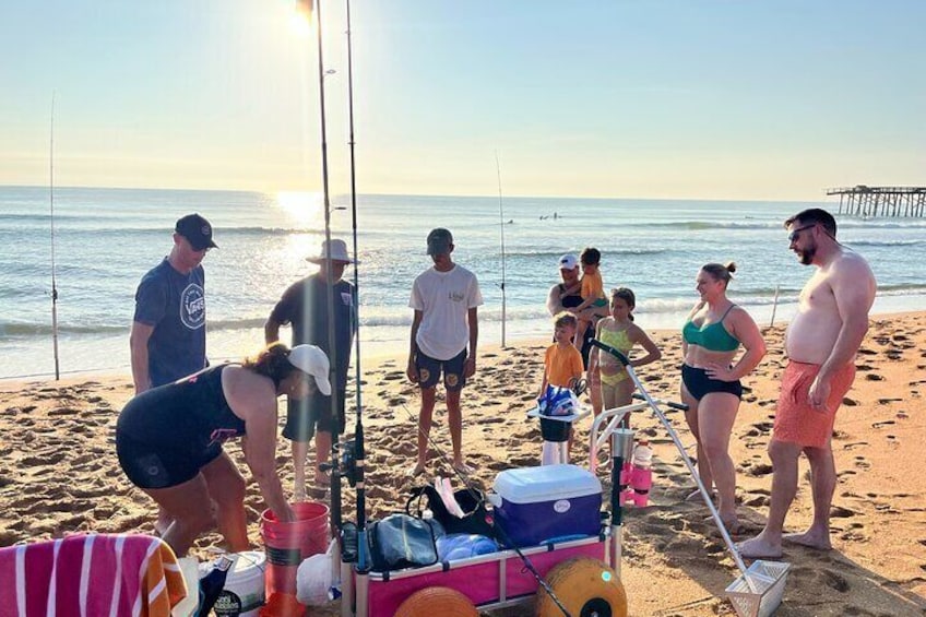  What better way to immerse yourself into the beach surf fishing experience than to learn from the best? 