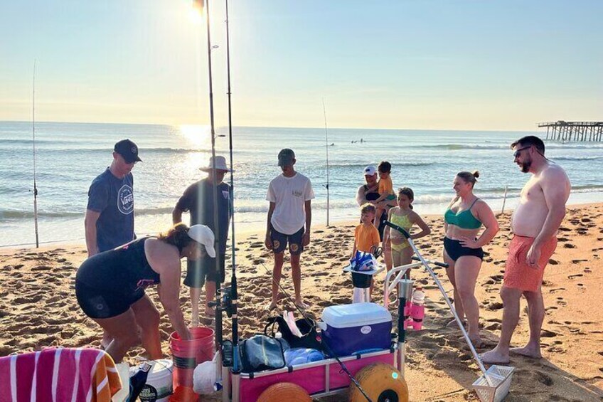 What better way to immerse yourself into the beach surf fishing experience than to learn from the best?