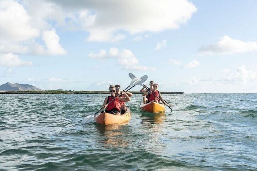 Self-Guided Kayaking Tour in Kailua Bay and Popoia Island 