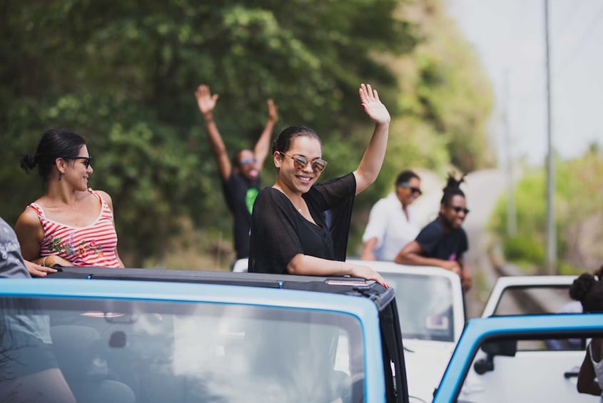 Grenada Historical Jeep, Rainforest and Waterfall Experience