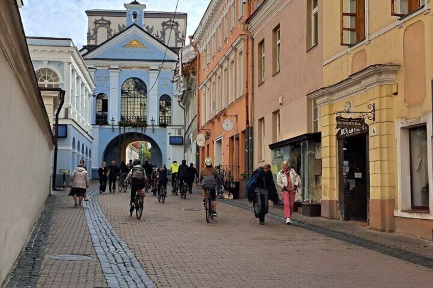 Private City Bike Tour of Vilnius Highlights