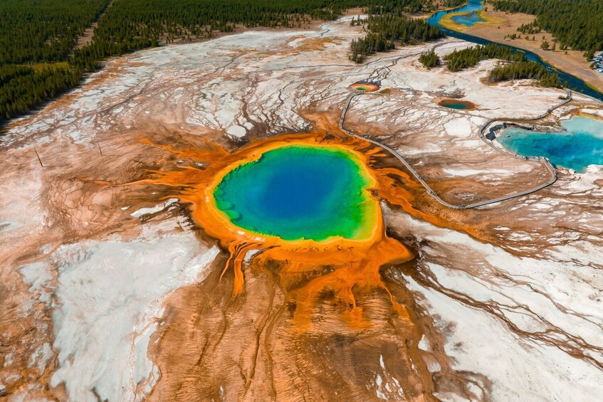 Yellowstone Grand Prismatic Spring Self-Guided Walking Tour