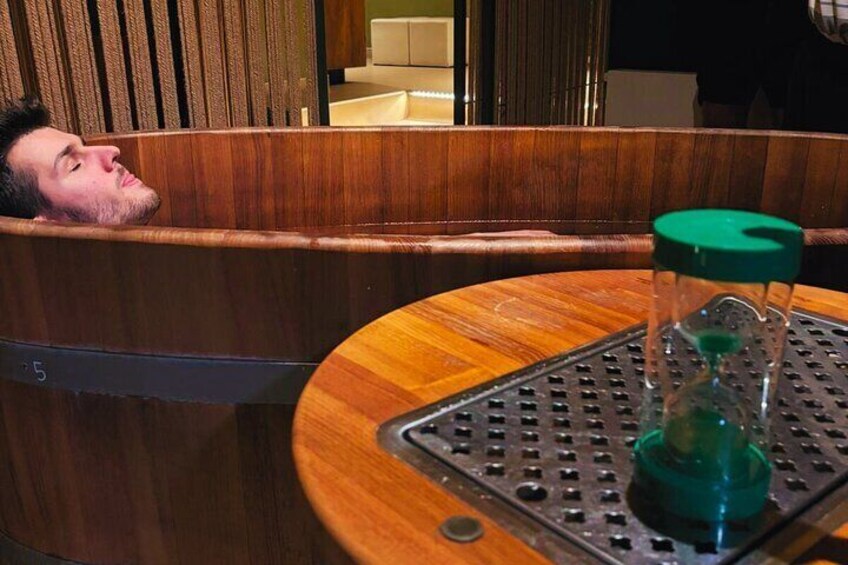 Unique Ice bath experience at Lukács BeerSpa