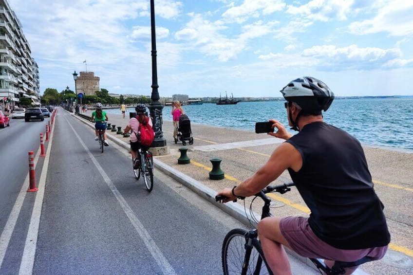 Shared Biking City Tour in Thessaloniki