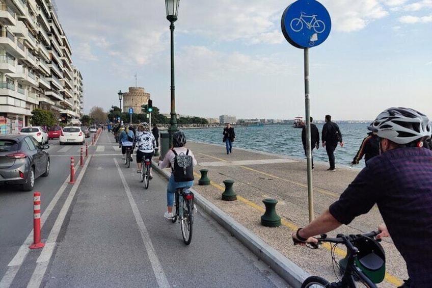 Shared Biking City Tour in Thessaloniki