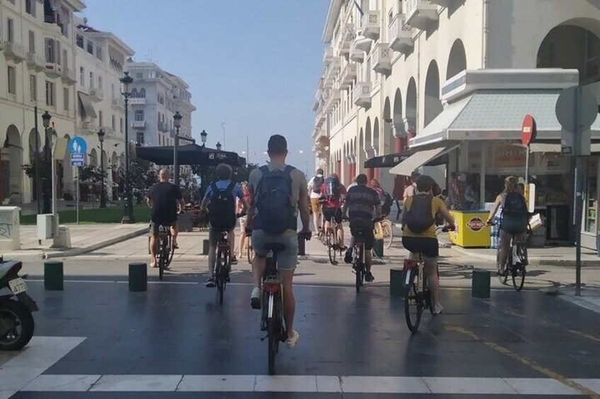 Shared Biking City Tour in Thessaloniki