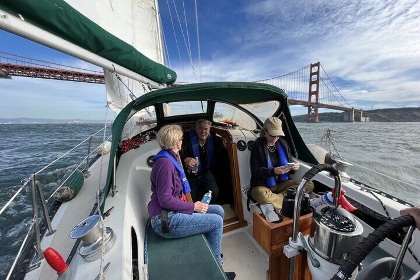 Sailing to the Golden Gate Bridge