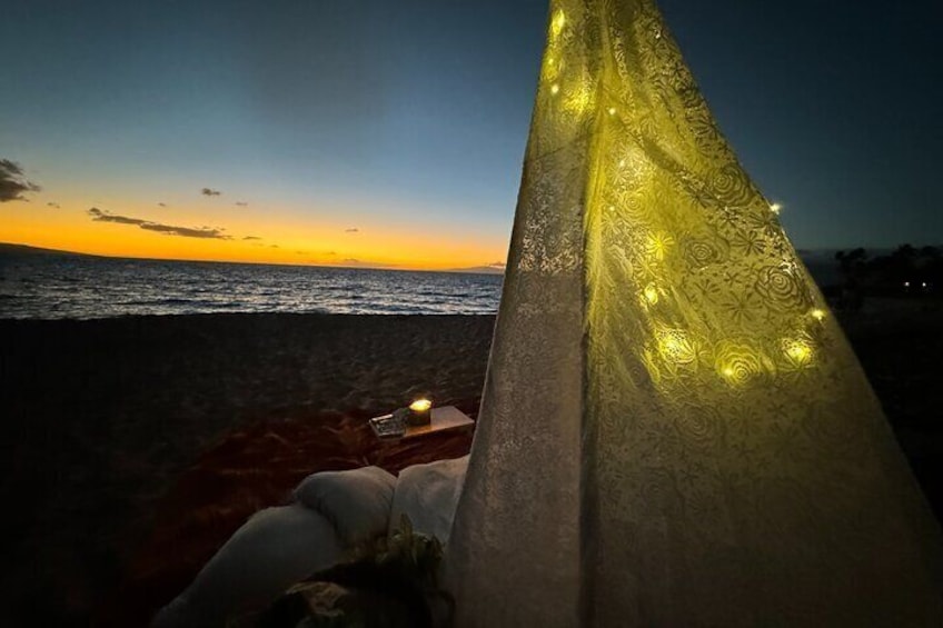 S'mores and Star Gazing on Hidden Beach 