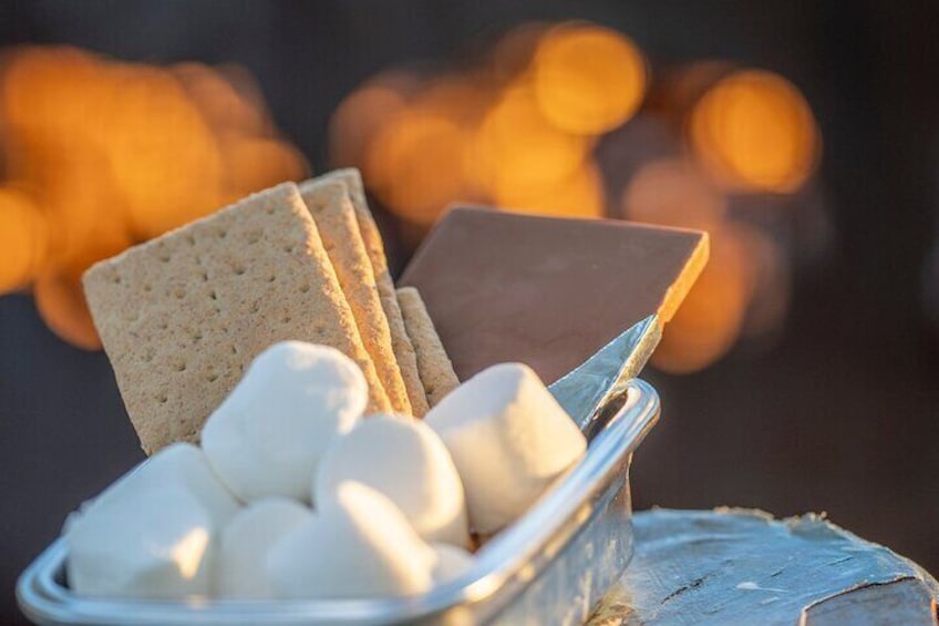 S'mores and Star Gazing on Hidden Beach 