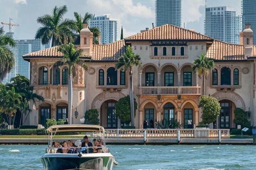 Miami Boat Tour - Celebrity Homes & Millionaire Mansions
