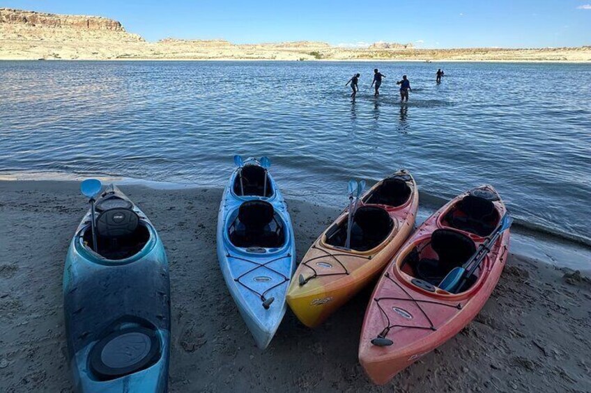 Lone Rock Beach kayak/paddleboard and swim tour 