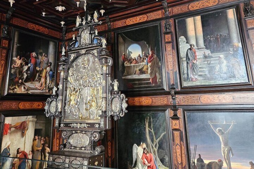 The famous Compenius Organ at the Frederiksborg Palace