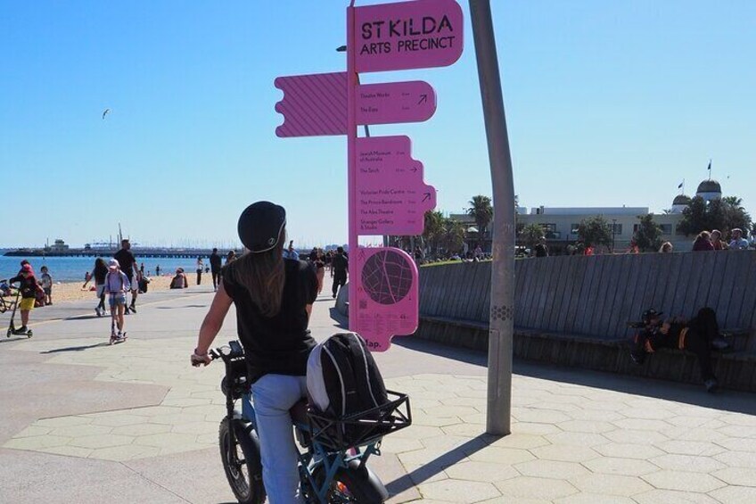 St Kilda, a must visit for tourists in Melbourne. Now easily accessible on our e-bikes and perfect for St. Kilda vibes.