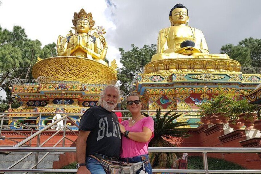 Visitors at Swayambhu Park