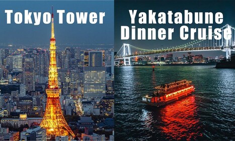 Tokio: Sakura Dinner Cruise auf einem Yakatabune Boot mit Show