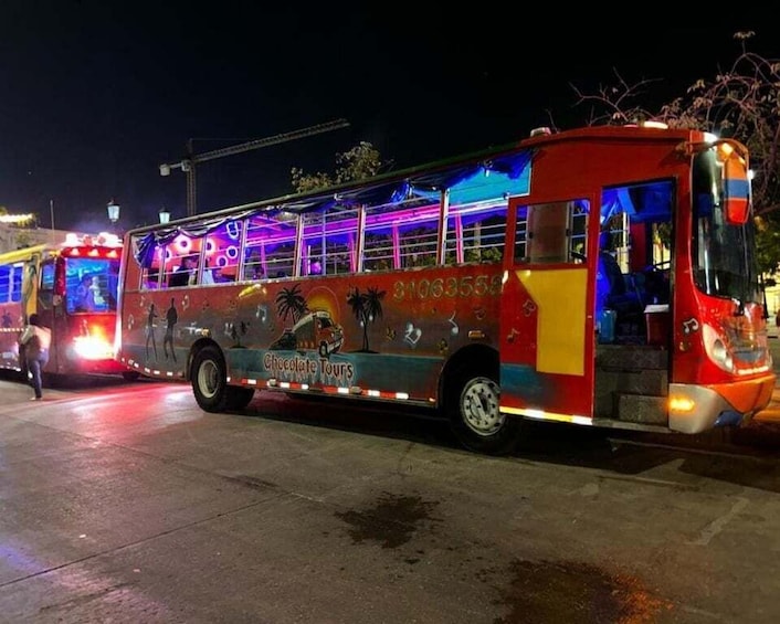 Cartagena: Chiva Party Bus Tour with Disco Entry
