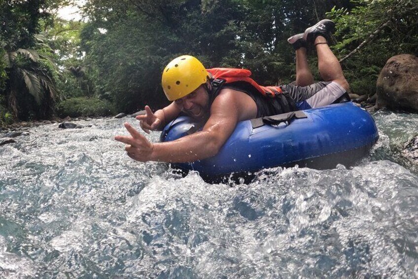 Full Day Hiking and Tubing Tour in Rio Celeste