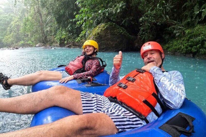 Full Day Hiking and Tubing Tour in Rio Celeste