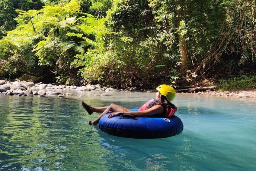 Full Day Hiking and Tubing Tour in Rio Celeste