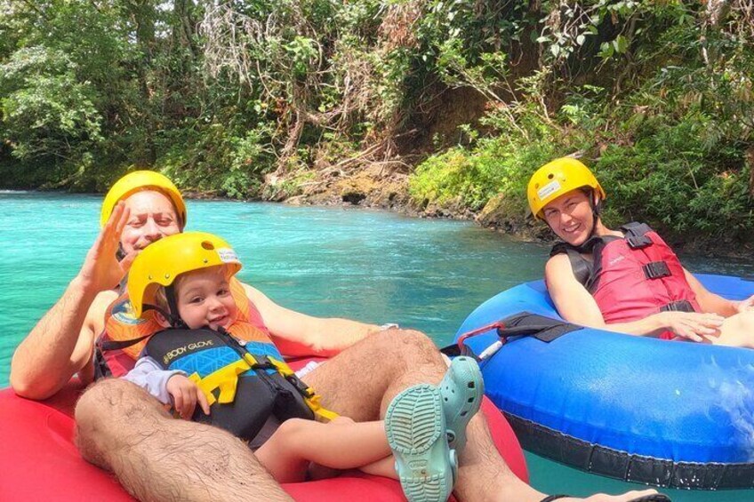 Full Day Hiking and Tubing Tour in Rio Celeste