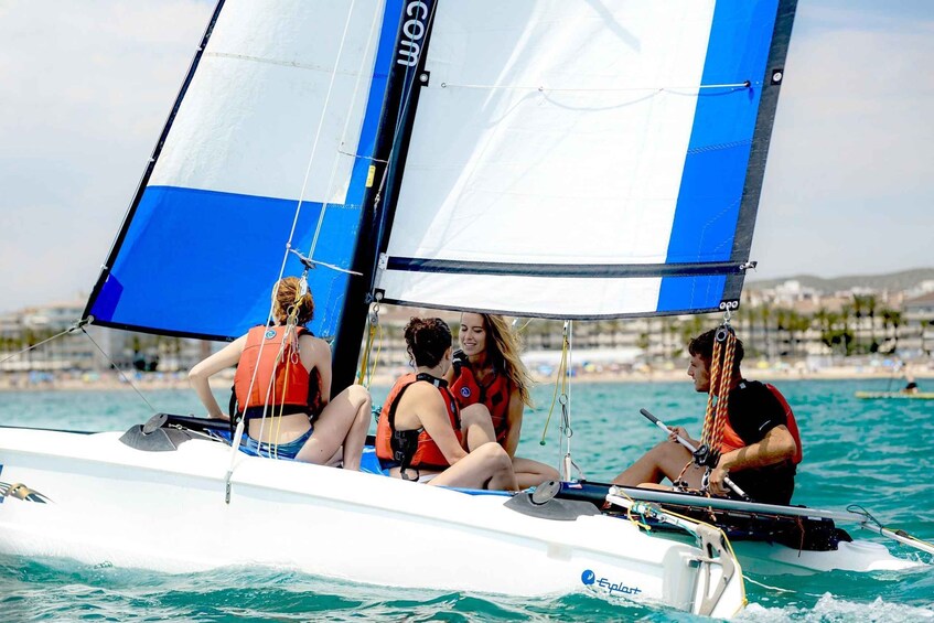 Vilanova i la Geltrú: 2-Hour Catamaran Guided Tour