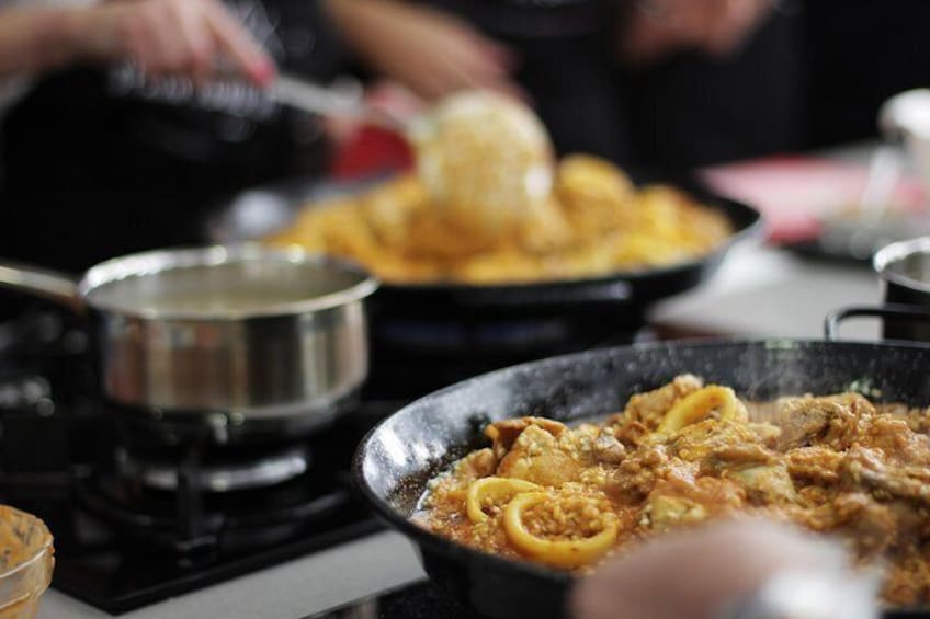 Paella Cooking Classes in Malaga spain food sherpa