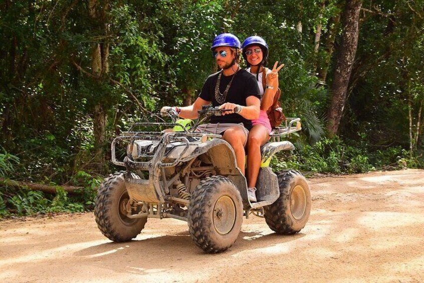 Full Adrenaline Day in Tulum with ATVs, Zipline, and Cenote