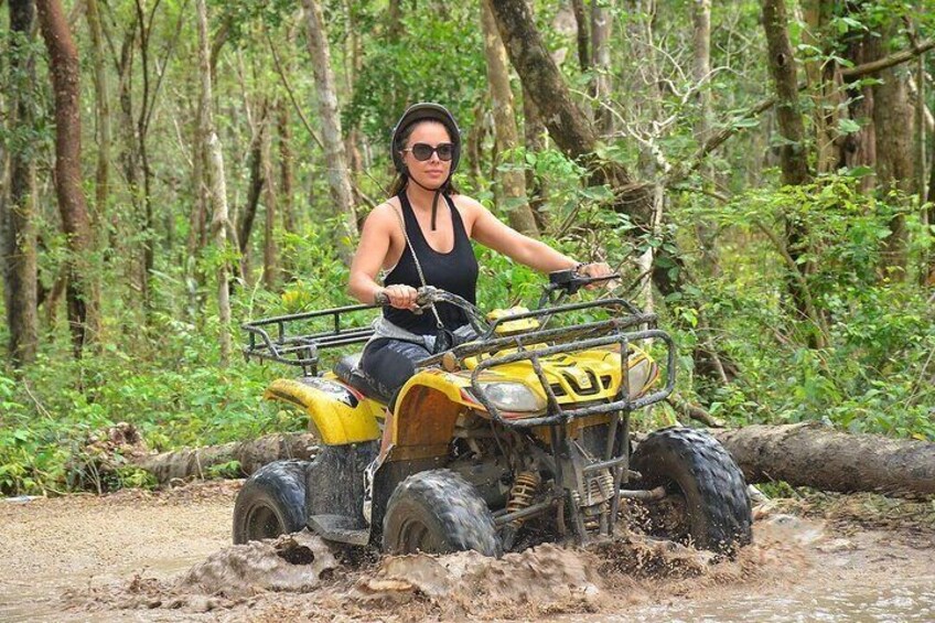 Full Adrenaline Day in Tulum with ATVs, Zipline, and Cenote