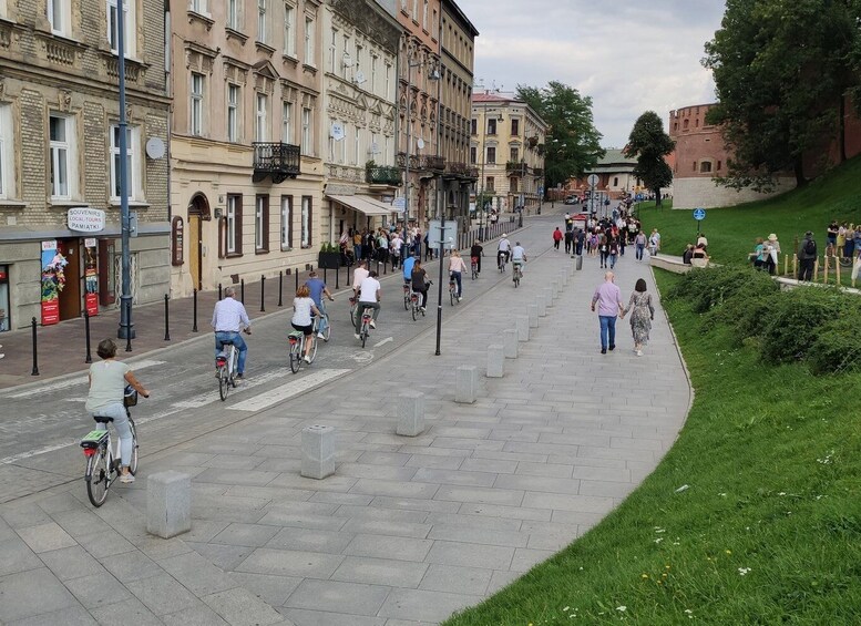 Picture 1 for Activity Krakow: Multilingual Tour On Electric Bikes