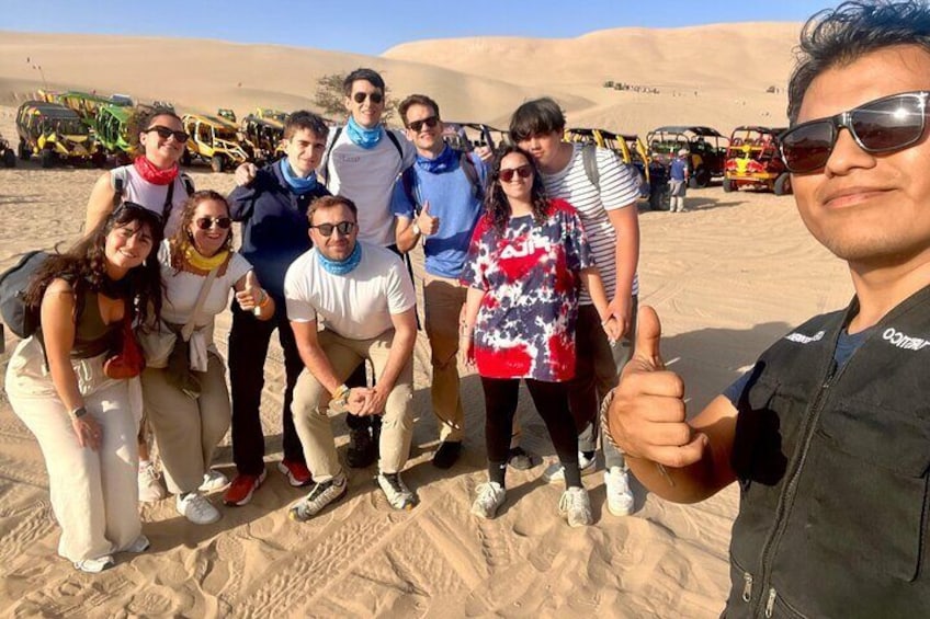 Huacachina Buggy at sunset