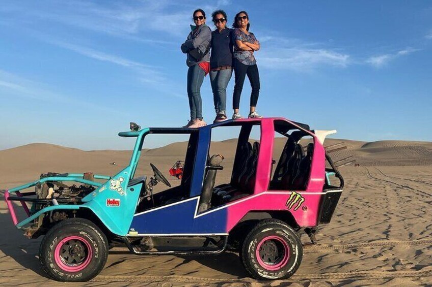 Huacachina Buggy at sunset