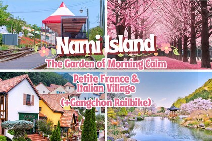 Seoul: Nami Island with Korea Garden & Petite France