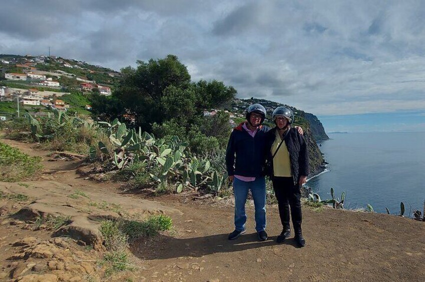 A stop for a photo