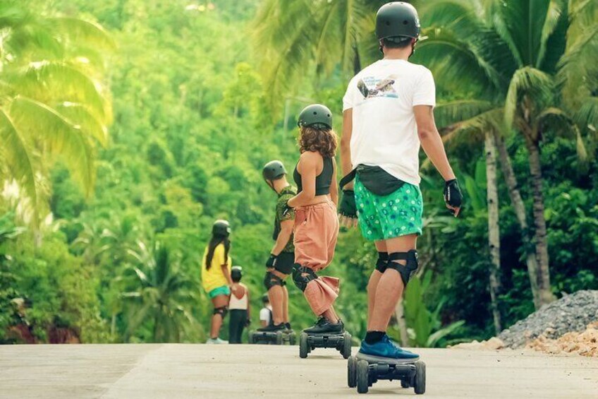 Explore Siargao's Natural Wonders on Electric Skateboards