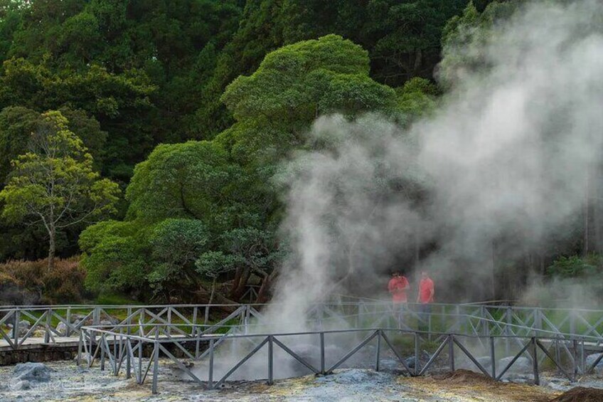 Furnas Magic Winter Night (Dinner, Tea, Fumaroles, All Included)