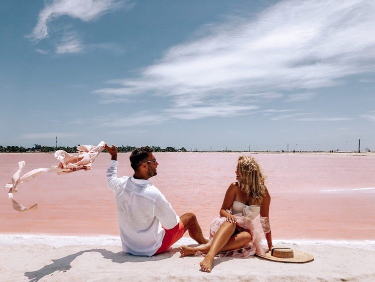 Adventure to Las Coloradas, Rio Lagartos & Cancunito Beach from Merida