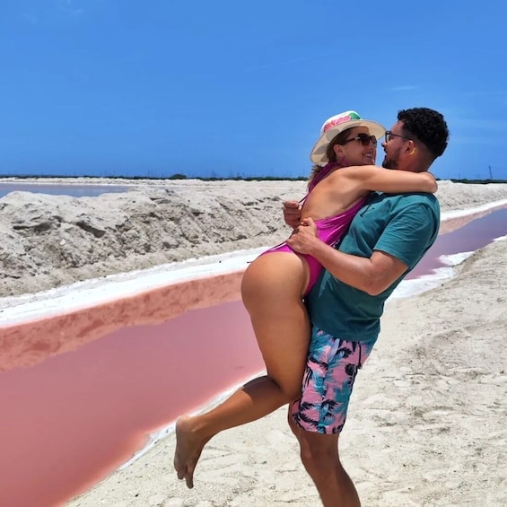 Adventure to Las Coloradas, Rio Lagartos & Cancunito Beach from Merida