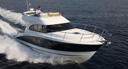 Teneriffa: Private Luxus-Motorboot-Rundfahrt bei Sonnenuntergang