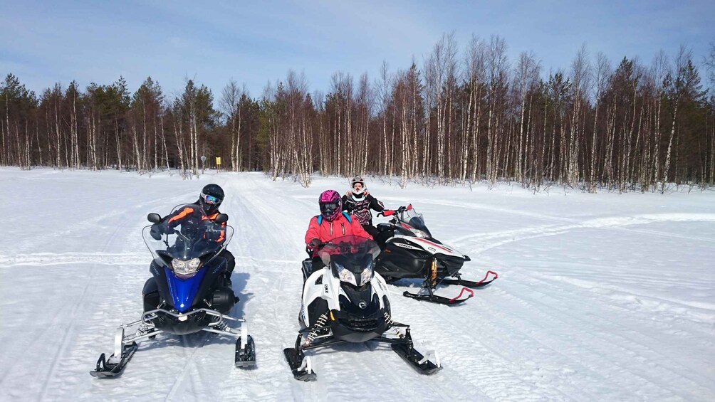 Picture 3 for Activity Levi: Winter Highlights Tour with Snowmobiling