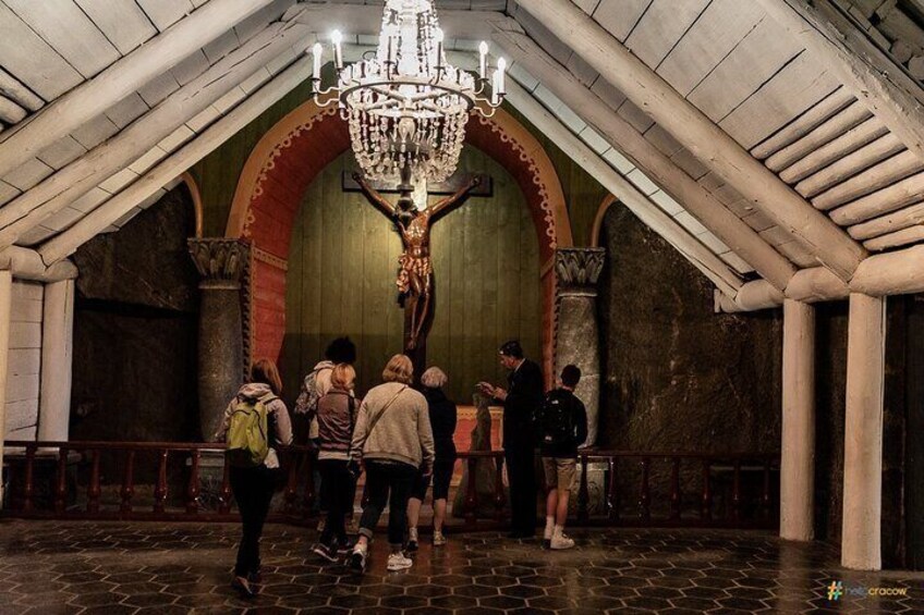 Wieliczka Salt Mine Guided Tour + Ticket & Transfer from Krakow