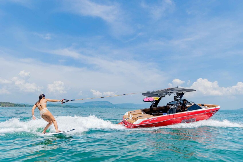 Picture 1 for Activity Phuket: Private Wakesurf Experience by Malibu Boat