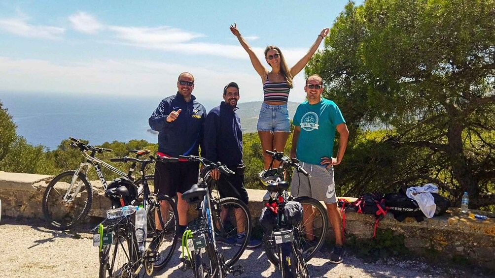 From Athens: Explore Aegina Island by Bike