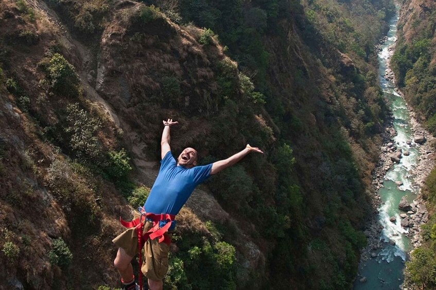 Picture 2 for Activity Full-Day Bungee Jumping Adventure from Kathmandu