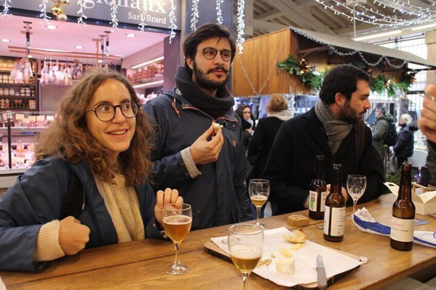 Local Food Market Walking Tour near the Marais