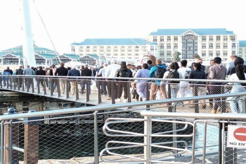 The V and A Waterfront where the journey to Robben Island begins.