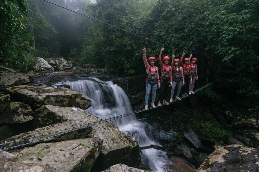 Vientiane Tree Top & Waterfall Excursion