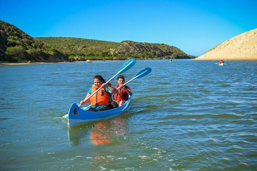 Canoe to our Nukakamma Overnight Accommodation and enjoy the nature of the Sundays River up close