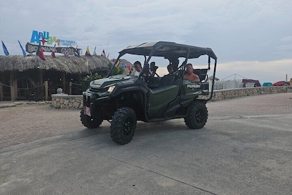 4-seater UTV Island 4hr Tour in Aruba, morning or afternoon